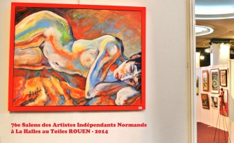Description: Femme-Flamme_Salon-des-Artistes-Independants-Normands---2014-ROUEN Auteur: Eugniya Zharaya