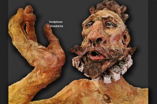 Description: Sculpture Don Quichotte Auteur: Eugniya Zharaya