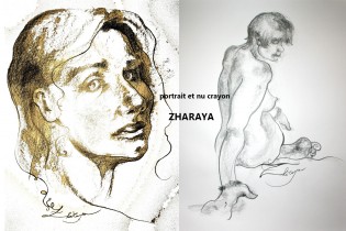 Description: ZHARAYA_portrait-et-nu-crayon Auteur: Eugniya Zharaya